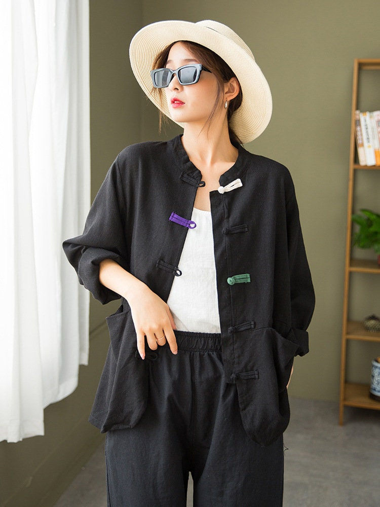 Thumbnail: Women's Summer Cotton trendy Tops
