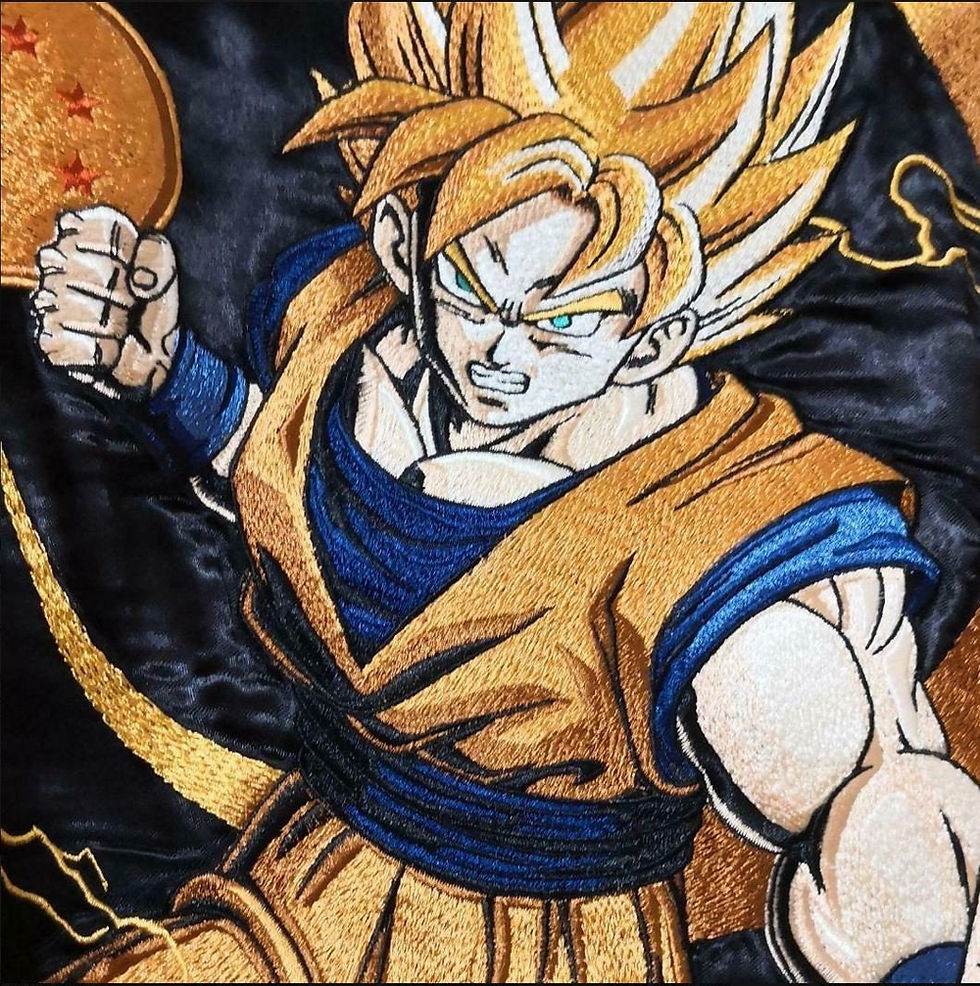 Thumbnail: Dragon Ball Z Super Saiyan Son Gokou Sukajan Embroidery Jacket