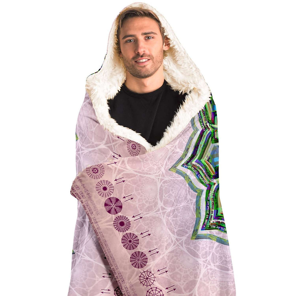 Thumbnail: Heart Chakra Hooded Blanket