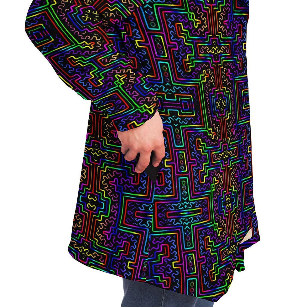 Thumbnail: Prismatic Overlay Micro Fleece Cloak
