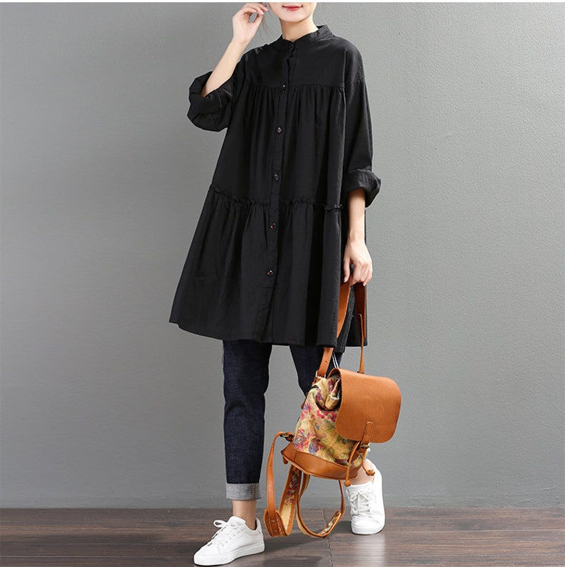 Thumbnail: Long Sleeve  Knee Blouse