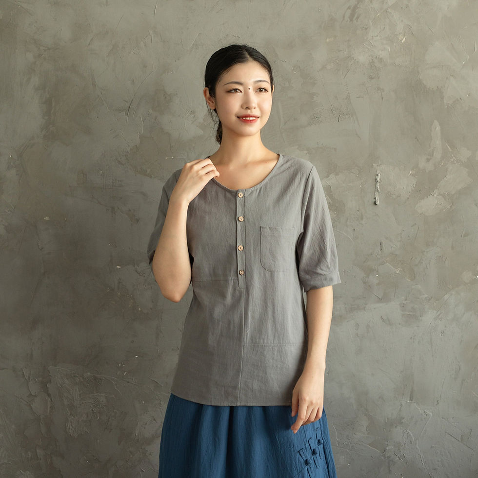 Thumbnail: Women's  Half Sleeves   Casual  Top