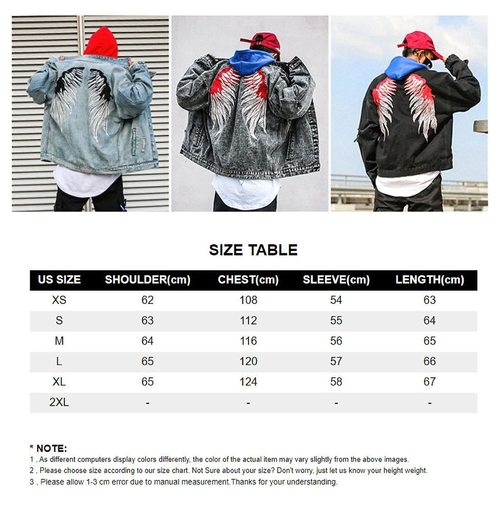 Thumbnail: Hip Hop Black Hole Distressed Denim Jackets