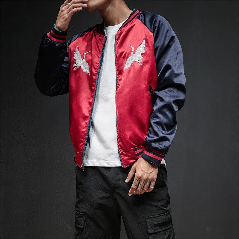 Thumbnail: Yokosuka Embroidery Bumblebee Two Sides Wear Jacket