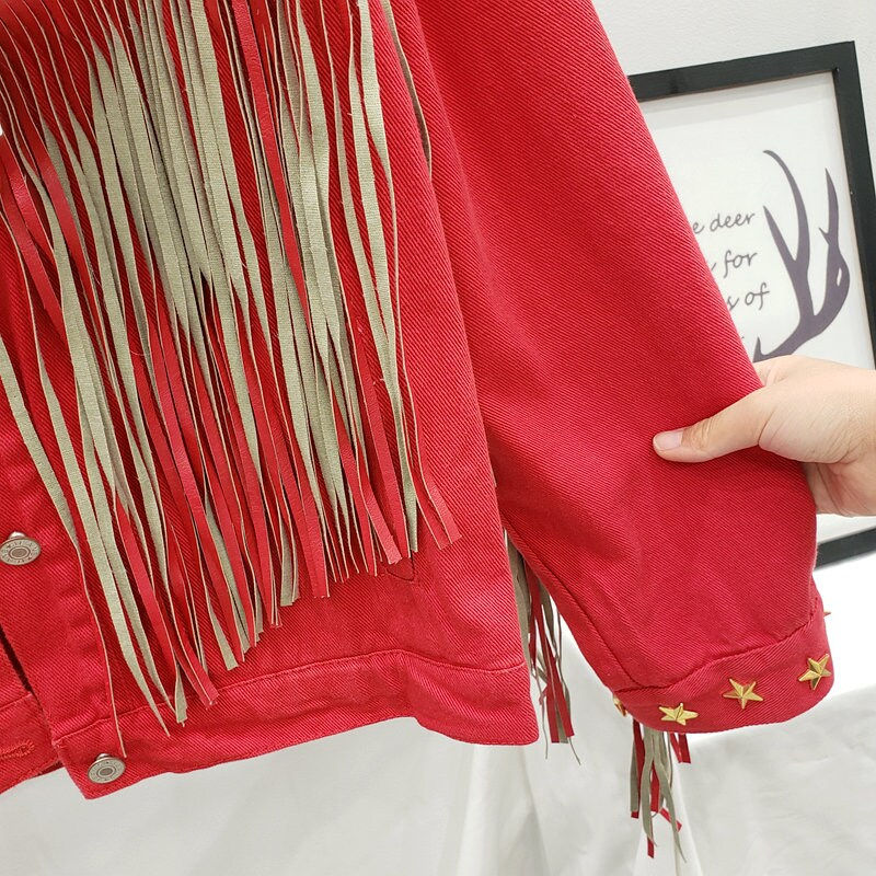 Thumbnail: Boho Chic Embellished Hippie Jacket