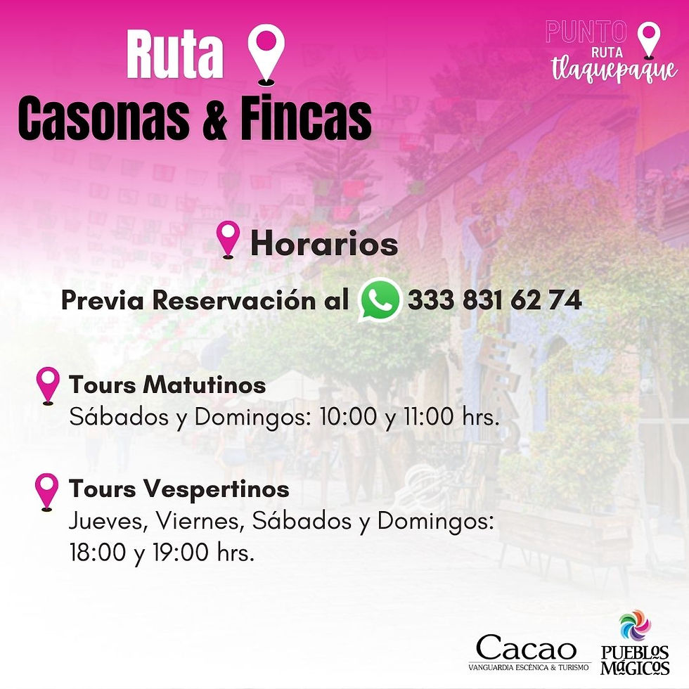 Miniatura: Tour Casonas & Fincas Tlaquepaque
