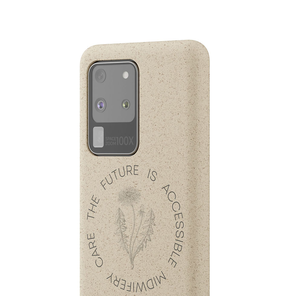 Thumbnail: Biodegradable Phone Case, Environmentally Friendly Midwife Gift