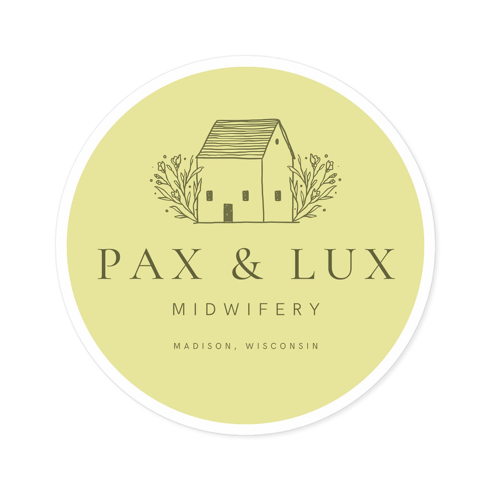 Thumbnail: Pax & Lux Midwifery Round Stickers - Indoor/Outdoor Sticker