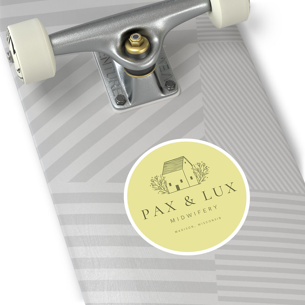 Thumbnail: Pax & Lux Midwifery Round Stickers - Indoor/Outdoor Sticker