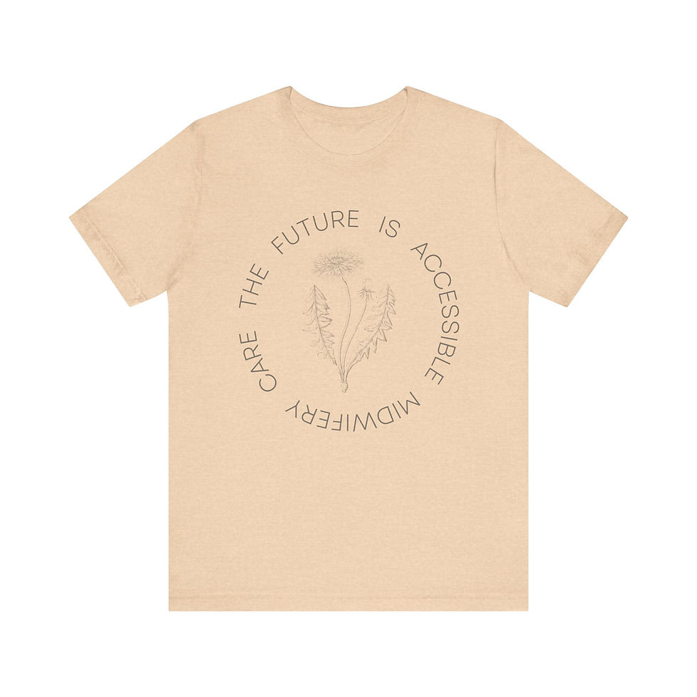 Thumbnail: The Future is Accessible Midwifery Care Unisex Jersey Tee