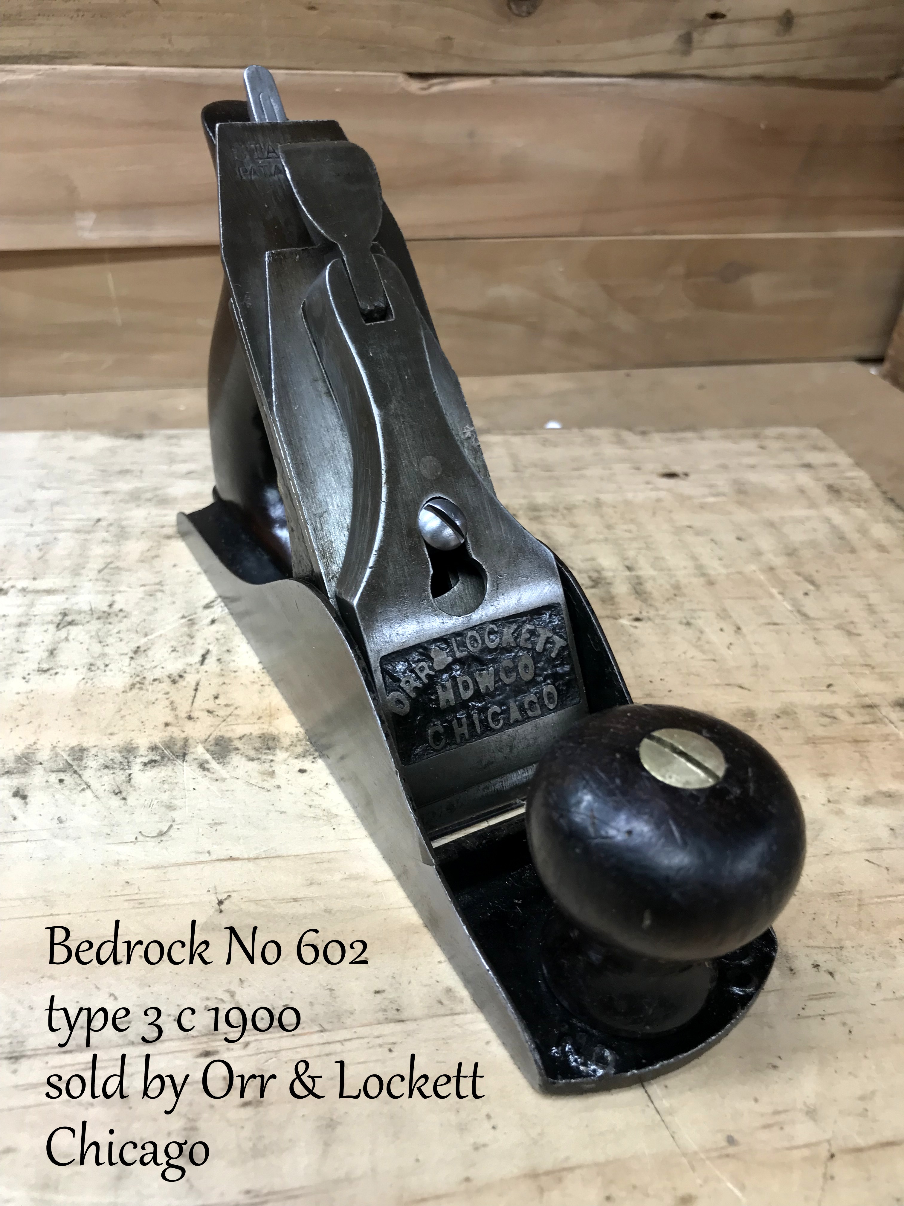 Orr & Lockett branded Bedrock 602