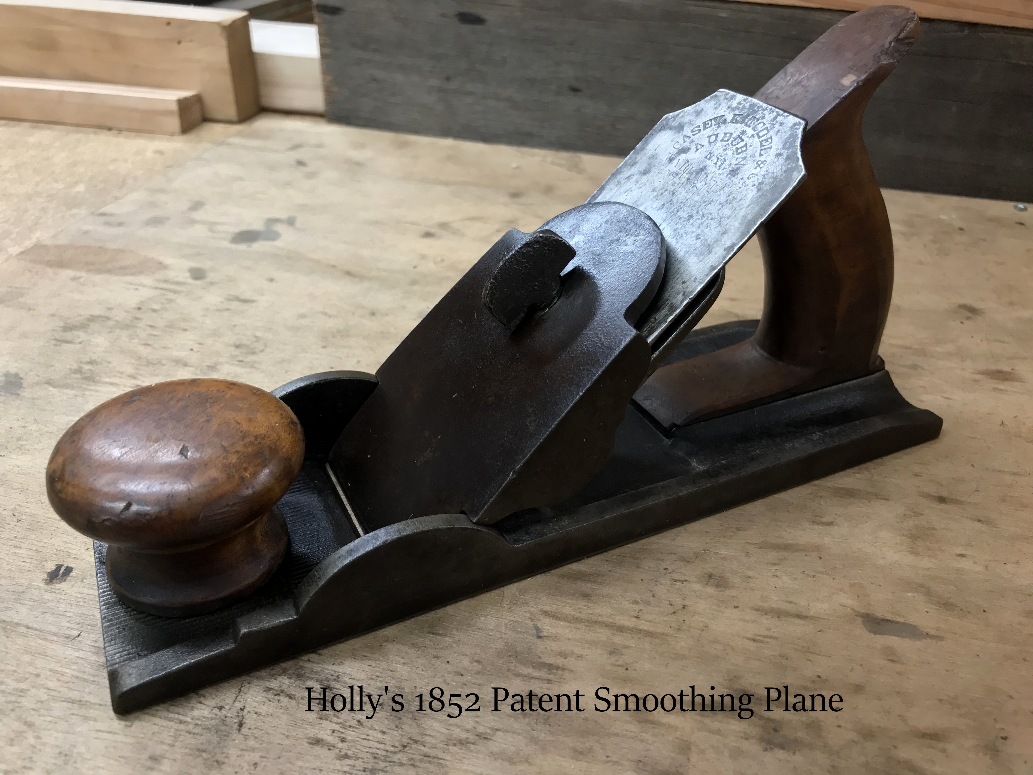 Holly's 1852 patent smoothing plane