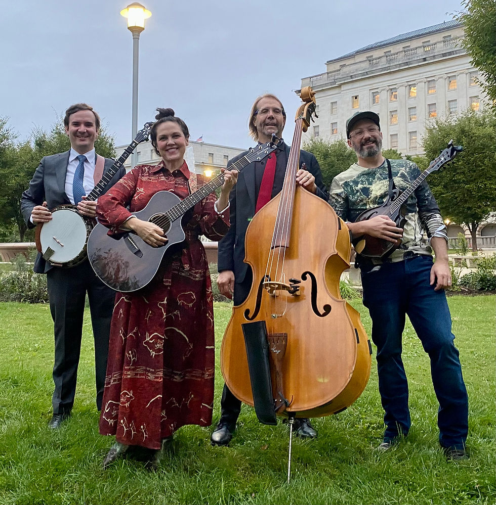 Band, Brooke, Dustin, Violin, Cello, Guitar, Banjo, Acoustic, Country, Music, Song, Green, Suit, Building