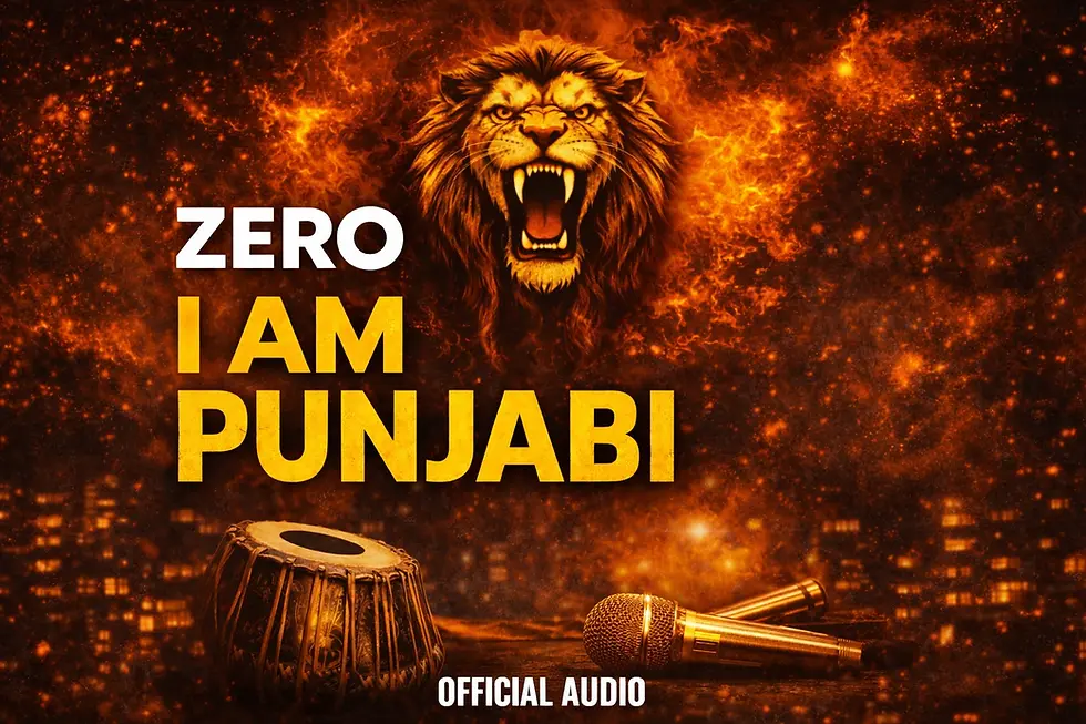 Zero, Tabla, Album, Cover, Art, Punjabi, Sher, Lion, Fire, Orange, Song, Single, Mic, Roar, Dhol, Tasha, Hip Hop, Rap, Rock