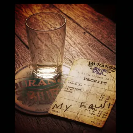 Music, Song, Genre, Indie, Rock, Pop, Folk, Country, Glass, Old School, Newspapers, Rusty, Brown, Durango, Blue, Album Cover, Art