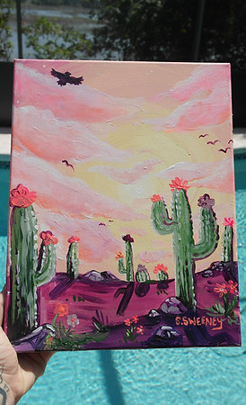 Pretty-N-Pink Desert Sunrise