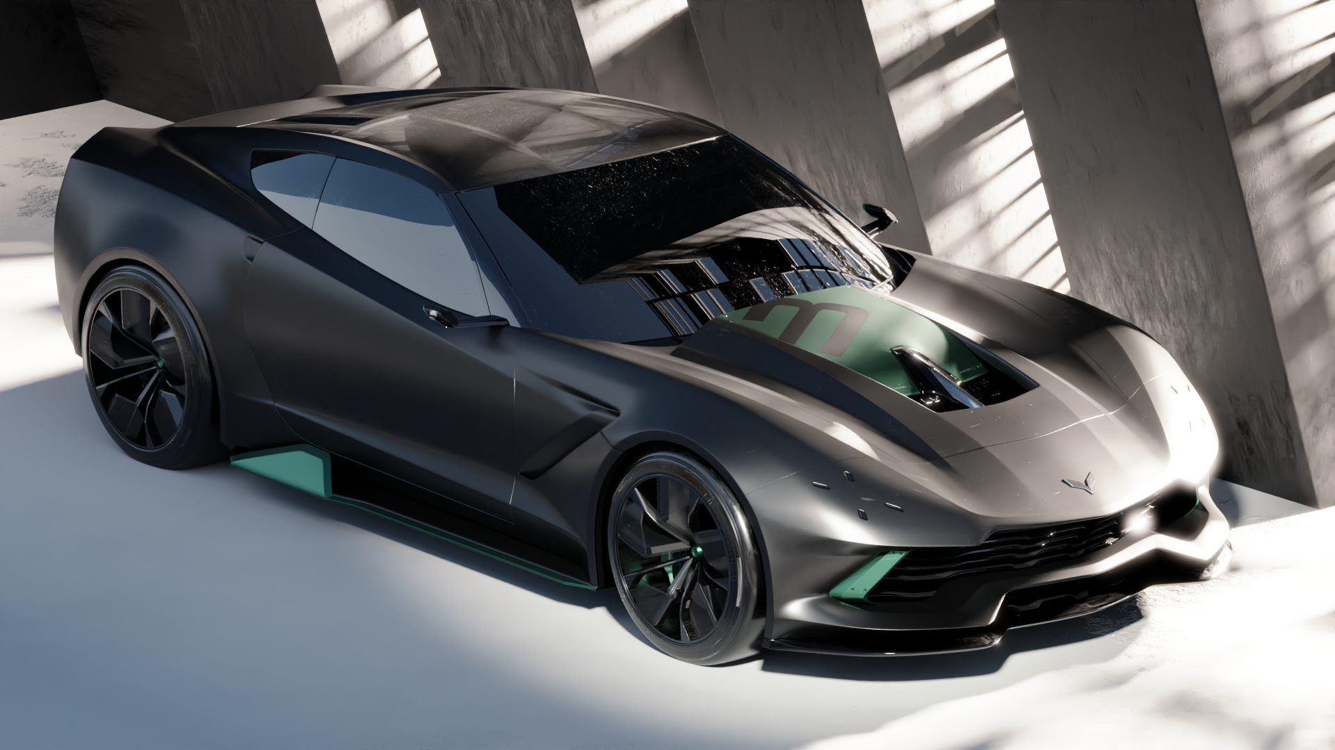 Chevy Corvette Digital Model