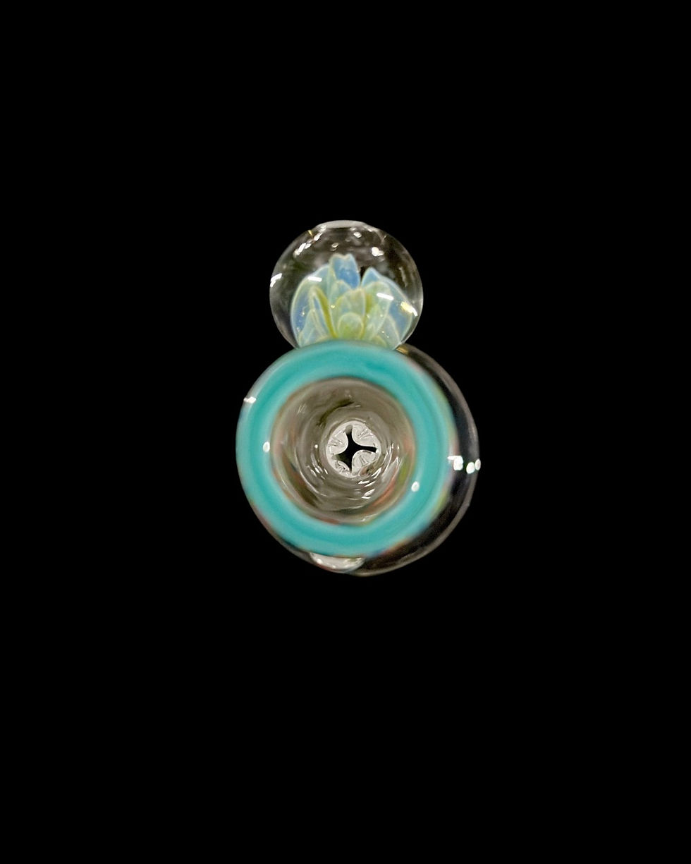 Thumbnail: Blitzkriega 14mm Flower Slide w/ Inflatable Puppy Knocker & Screen