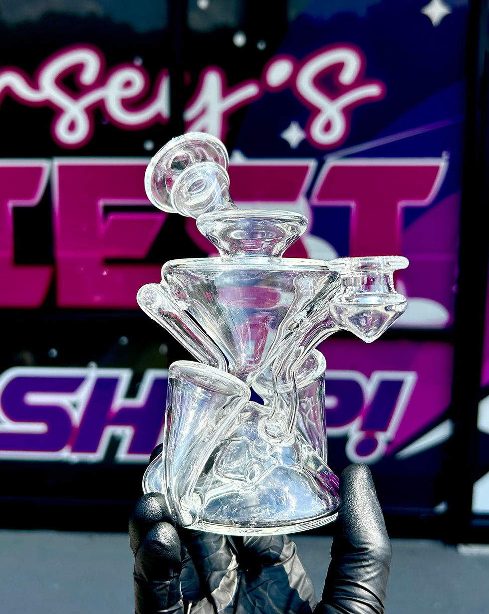 Thumbnail: Rich Villa Visionary Glass Clear 10mm Focal Point Recycler e