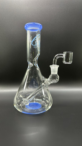 Envy Glassworks 8.5” Mini Beaker Rig W/ 14mm Banger | Highly Elevated