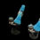 Thumbnail: Soup Glass Aqua Splatter 3DXL Toggle