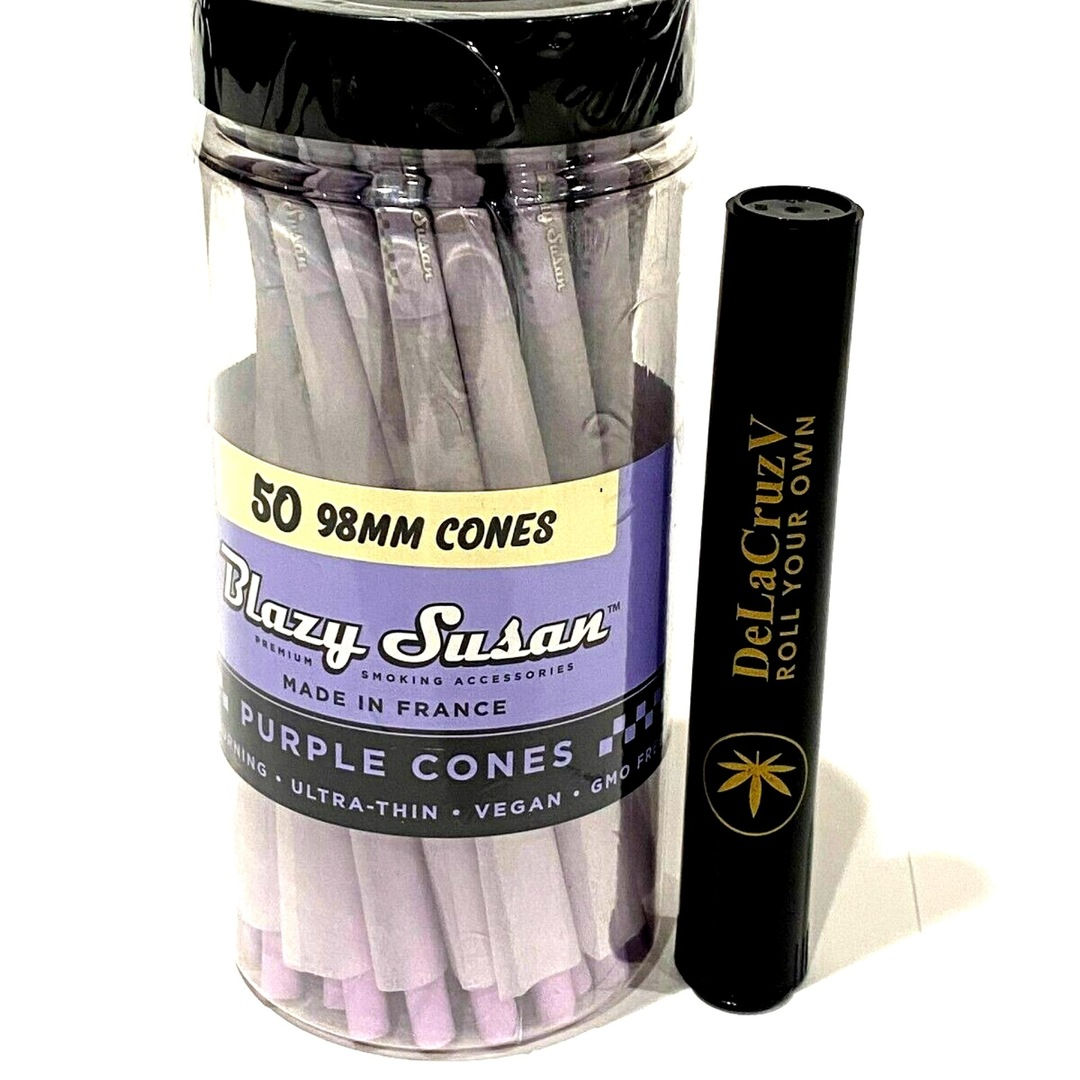 Blazy Susan Purple 98mm Cones