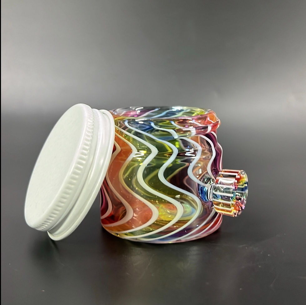 Thumbnail: Karma Glass Medium Baller Jar w/ Vibe Saver