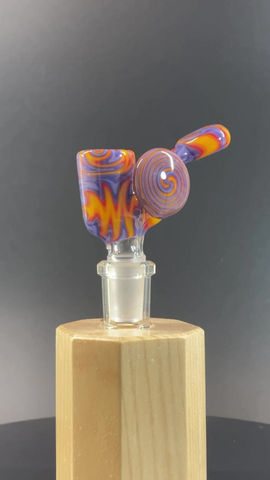 Thumbnail: Budder Glass Sherlock Flower Slide (14mm)
