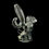 Thumbnail: Shamy Glass Standing Hopkins Bubbler