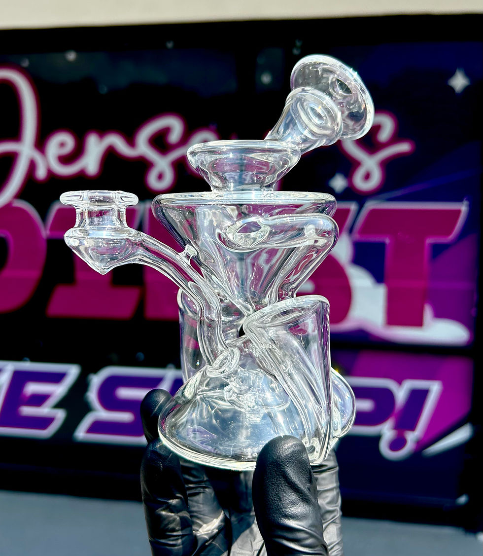 Thumbnail: Rich Villa Visionary Glass Clear 10mm Focal Point Recycler e
