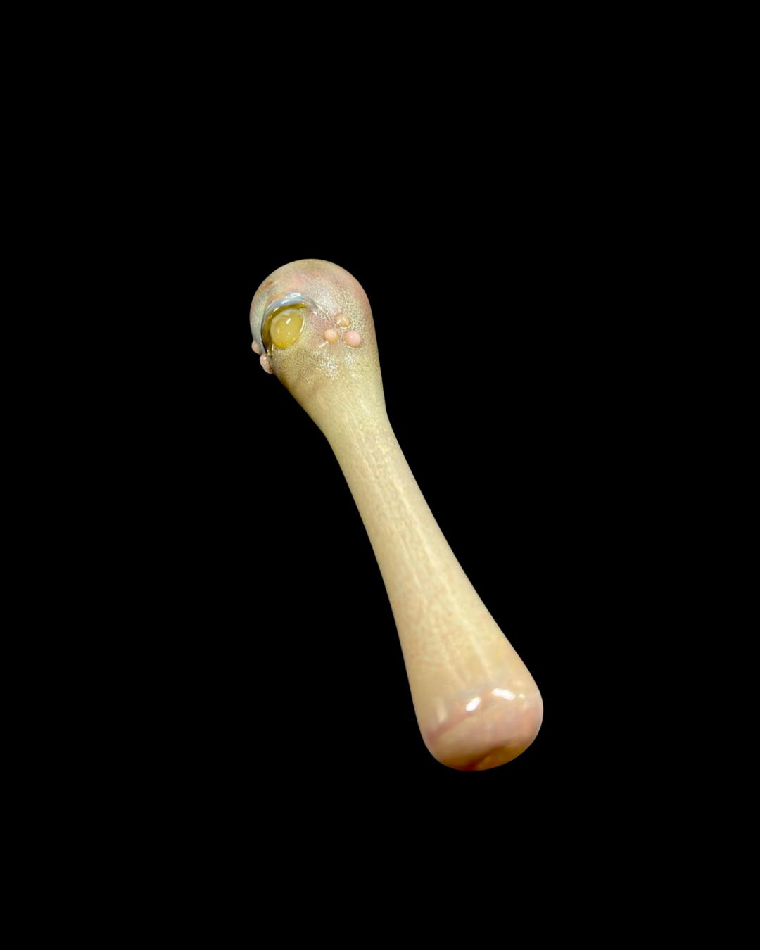 Grime Glass Textured Nude w/ Eye Chillum