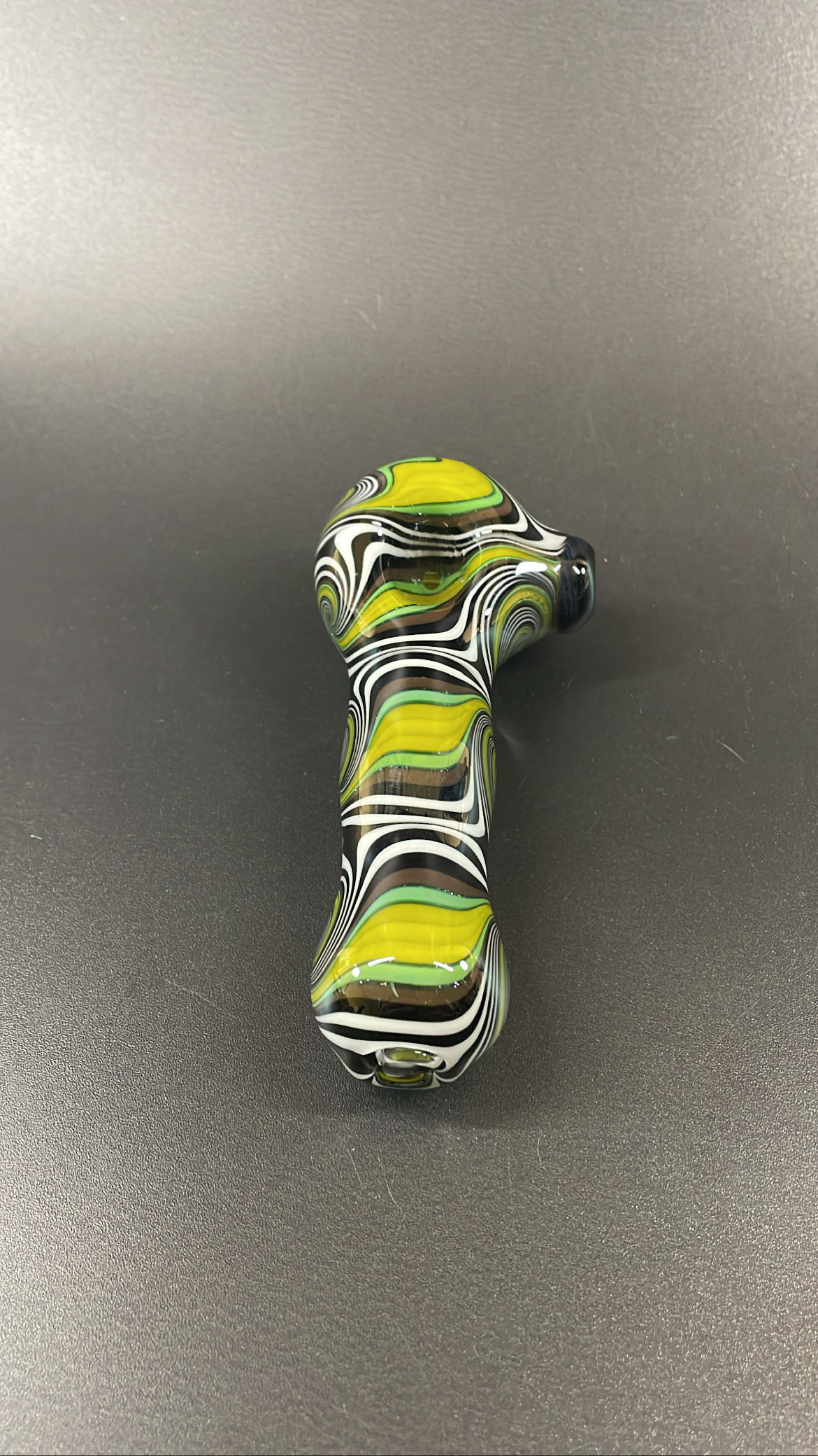 Glass by AJ Wigwag Spoon Dry Pipe