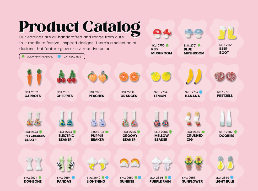 Mmmelty Glass Earrings