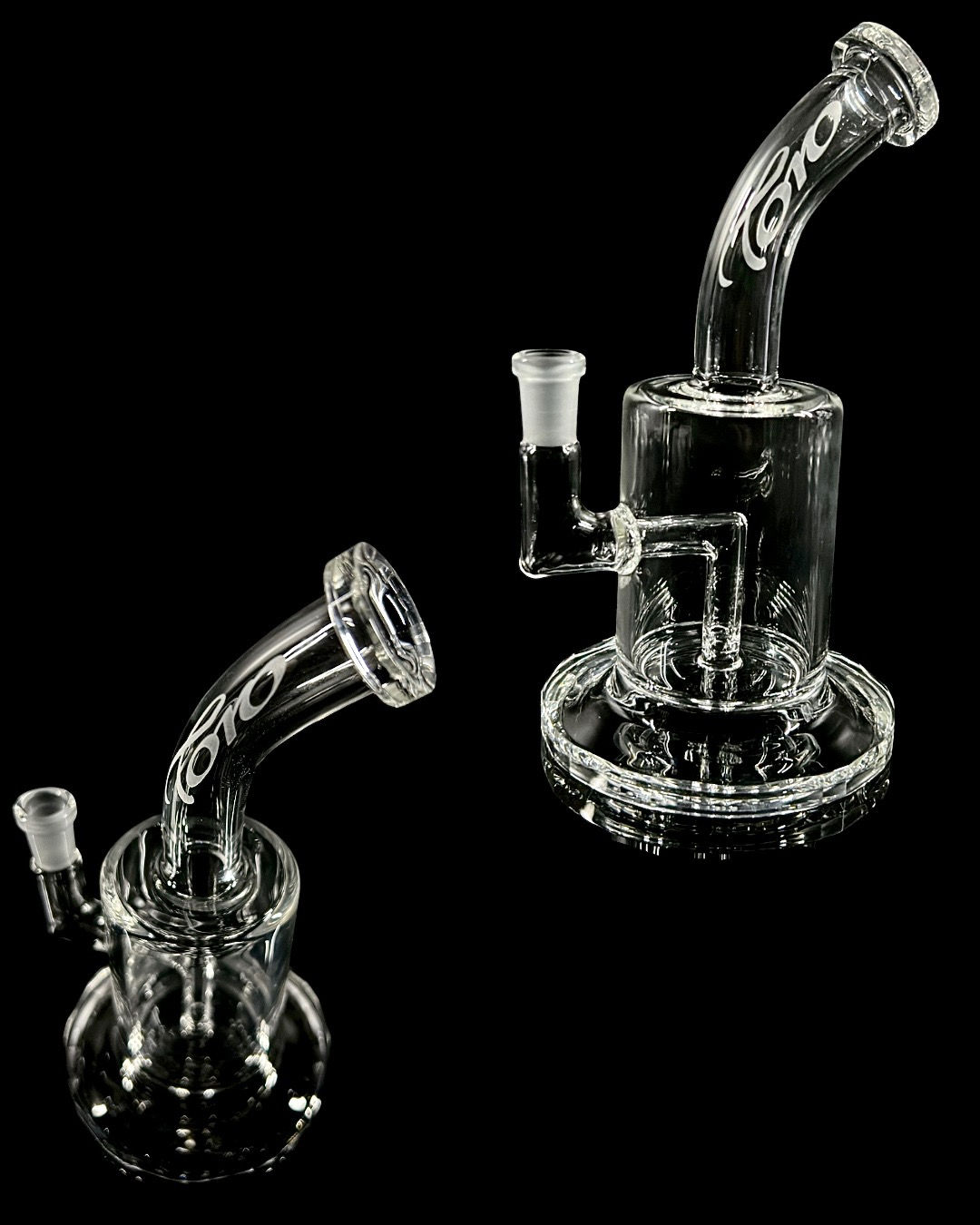Toro Glass Faceted Big Mac Rig w/ Etched Logo