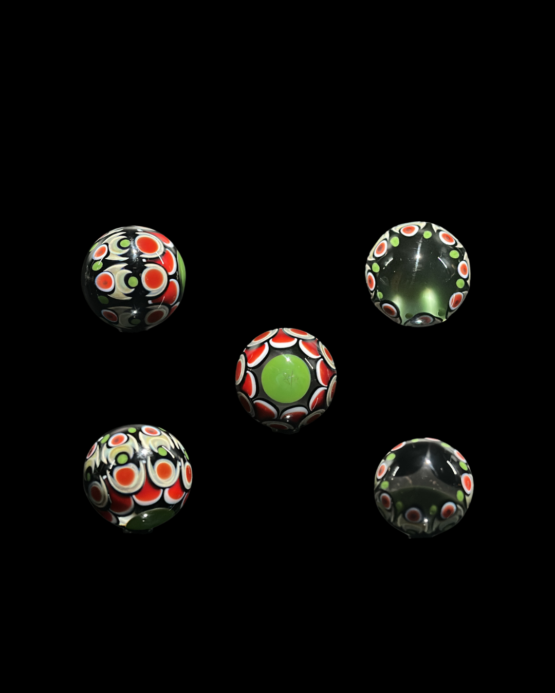 Steve H Glass DotStack Millie 25mm Marble