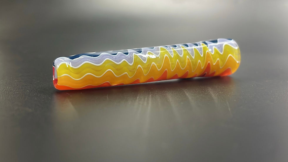 Thumbnail: Glassex Colorful Wig Wag Chillum