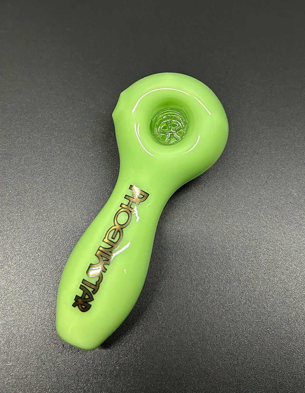Thumbnail: Phoenix Star Spoon Pipe w/ 5-hole Glass Filter Screen