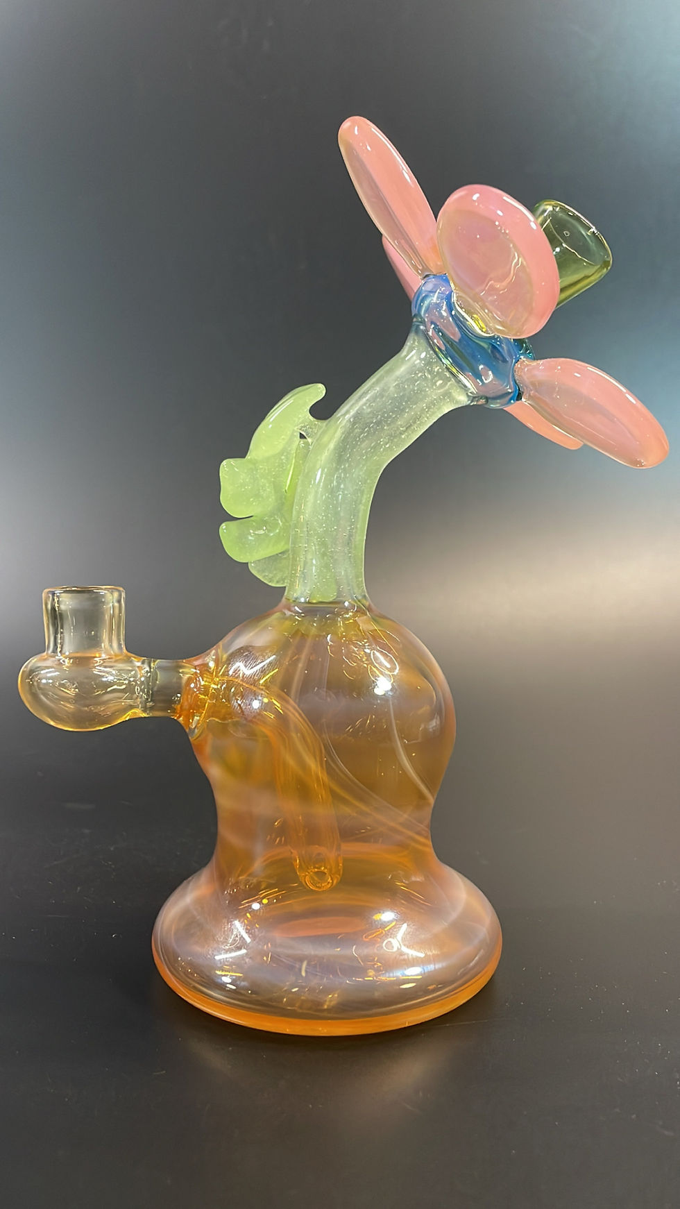 Thumbnail: Dellaluna Glass 5.5” Mini Flower Water Pipe