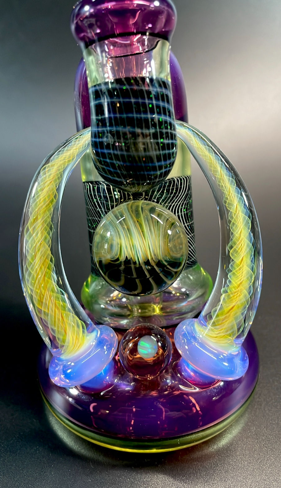 Thumbnail: MTP Glass -  Relativity Bub with Stargazer & Illuminati Crushed Opal