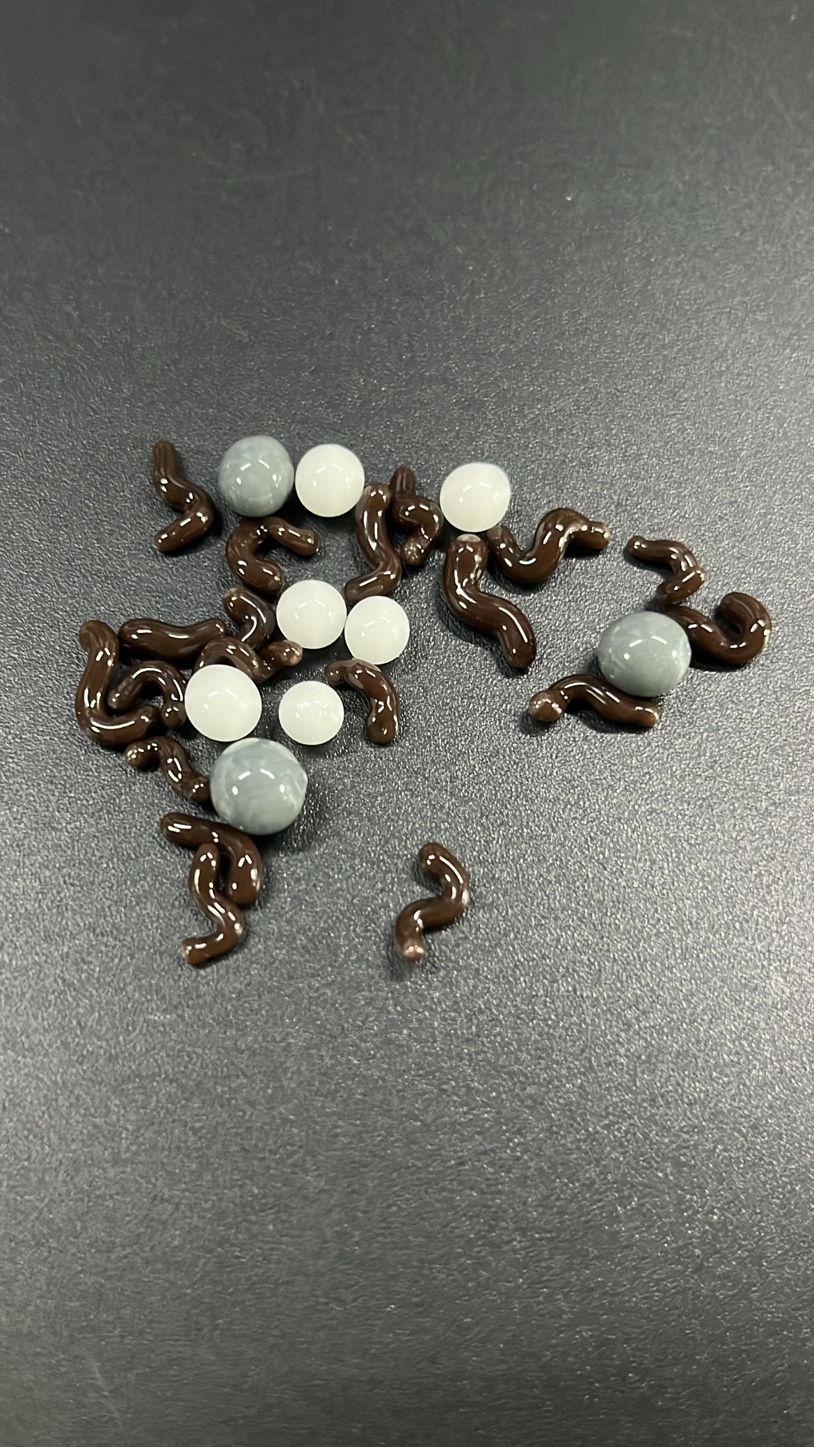 Cici Kitty Glass Kitty Poop + Litter Terp Pearls (4 Turds + 1 Pearl)