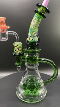 Thumbnail: Phoenix Star Wig Wag 9” Recycler Rig w/ 14mm Banger