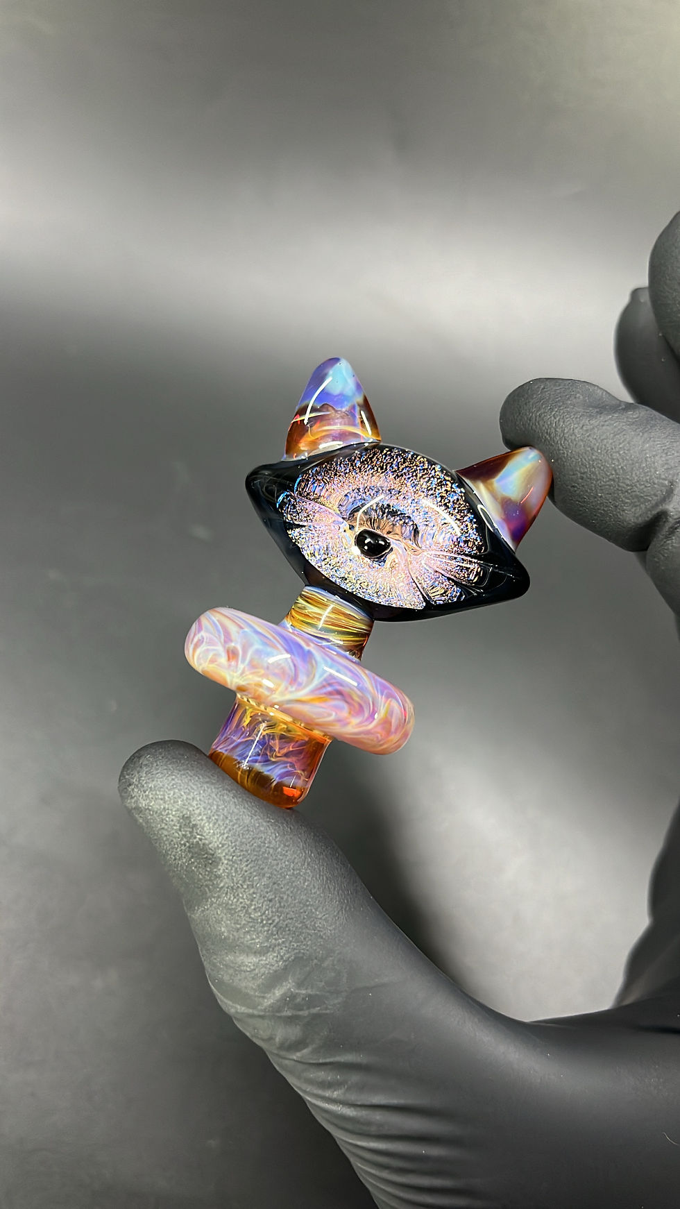 Thumbnail: Cici Kitty Glass Slurper Cap w/ Pillar Set