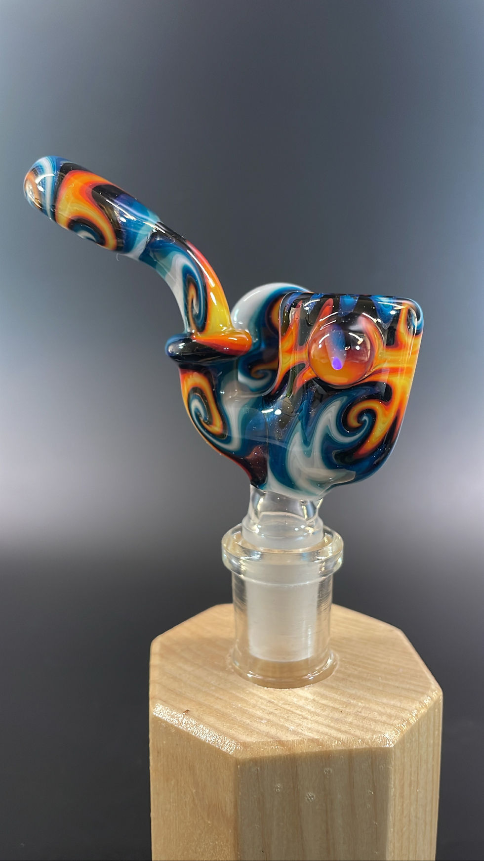 Thumbnail: Budder Glass Sherlock Flower Slide (14mm)