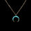 Thumbnail: Patina Crescent Moon Necklace | Modern Artifacts | Handmade Jewelry | Houston TX | Boho