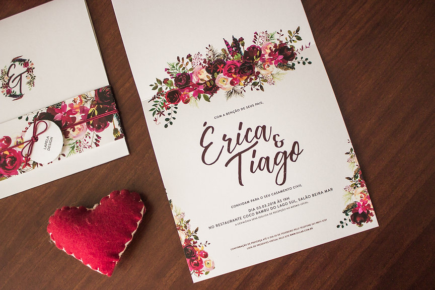 Convites de Casamento em Brasília