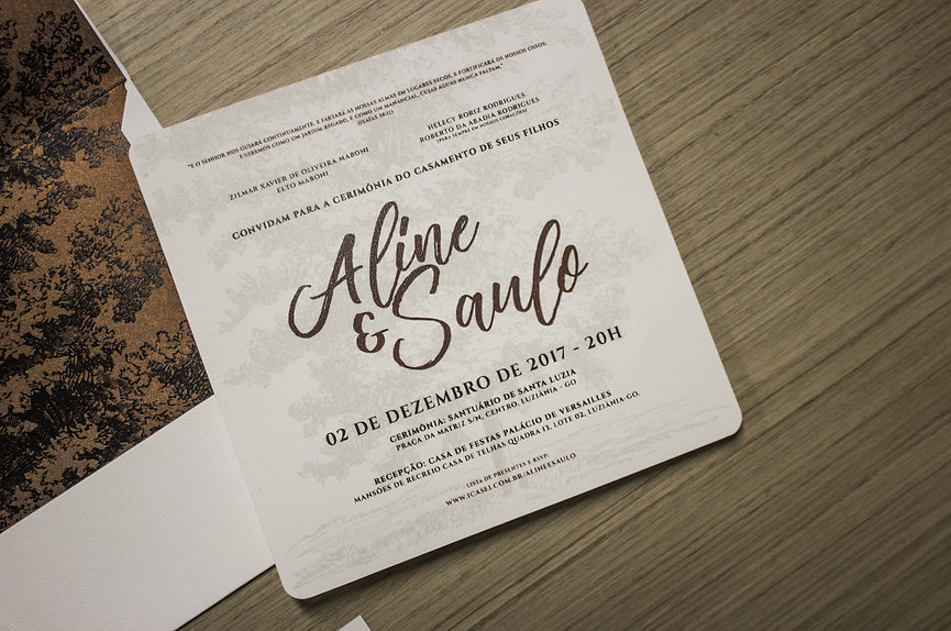 Convites de Casamento em Brasília
