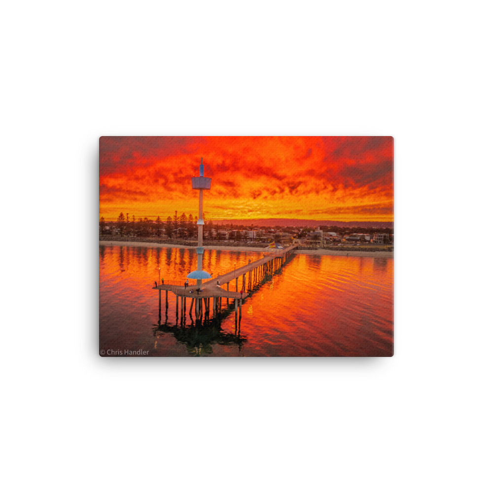 Sunrise over Brighton Jetty Canvas