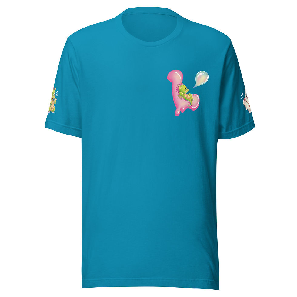 Thumbnail: Lickitypop™ Unisex Signature Tee showing L logo on chest and Dibs on sleeve