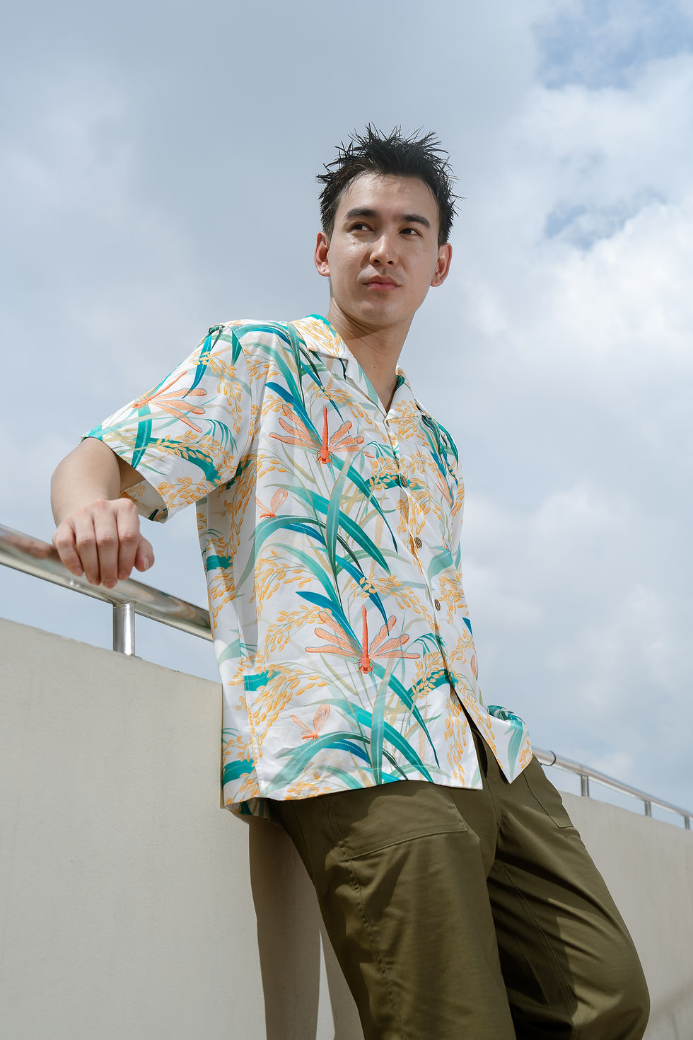 Thai Rice Collection Pueple Hawaii Shirt