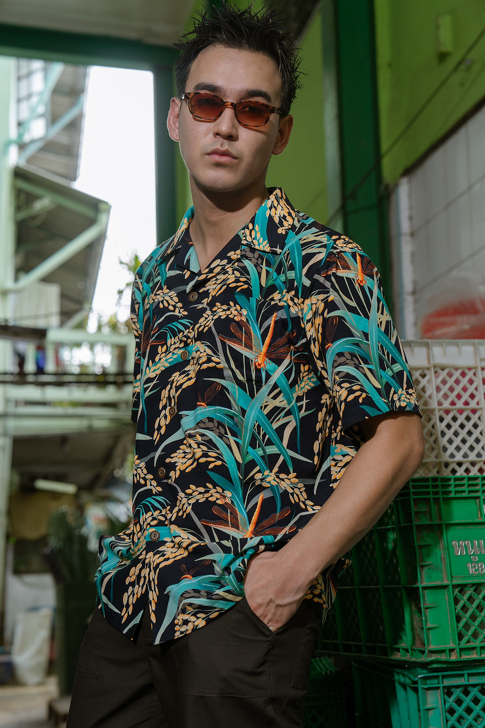 Thai Rice Collection Pueple Hawaii Shirt